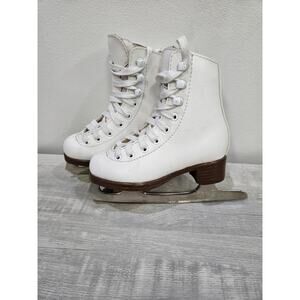 JACKSON Kids White Ice Skates